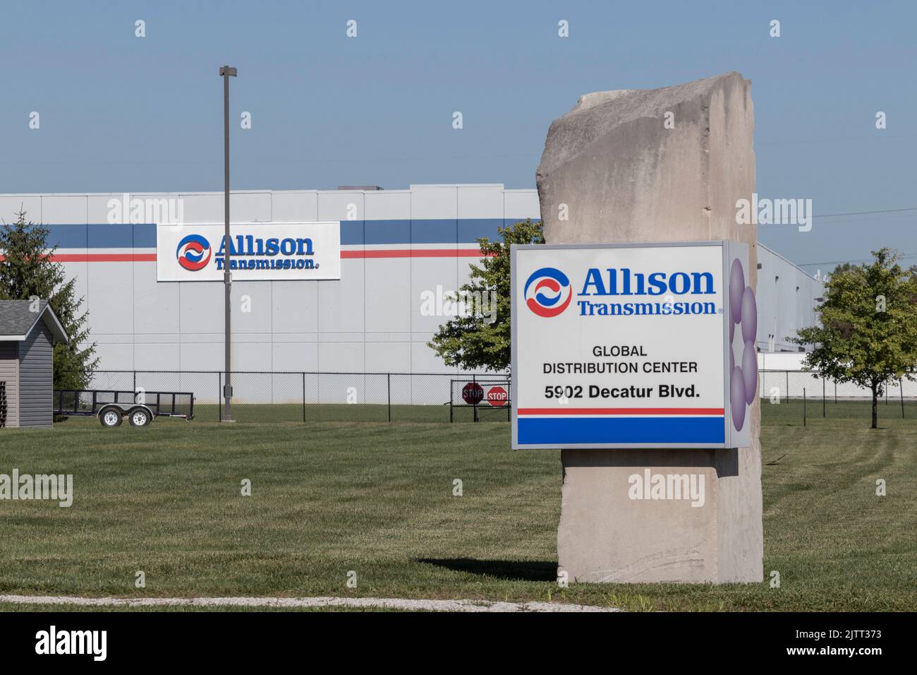 Indianapolis Circa August 2022 Allison Transmission Global Distribution Center. Allison