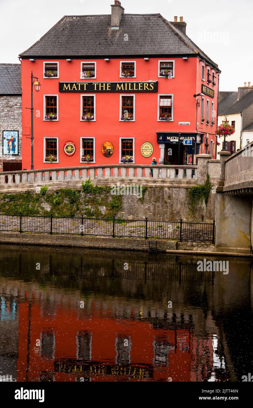 Matt the Millers in Kilkenny, Ireland by the River Nore Stock Photo Alamy