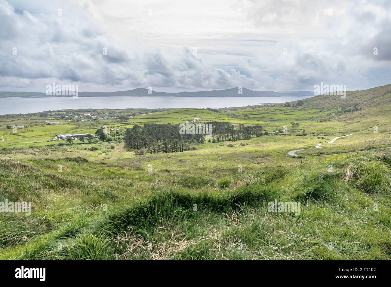 County Cork from the Seefin view point on the Wild Atlantic Way Stock Photo