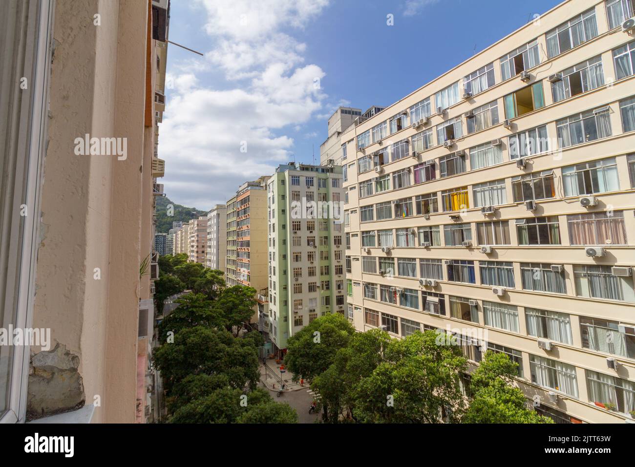 buildings in the Copacabana neighborhood in Rio de Janeiro Stock Photo ...
