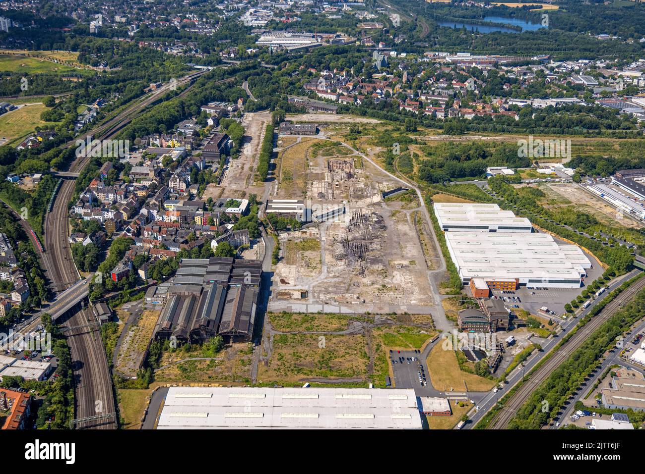 Aerial view, Smart Rhino development project with ZukunftsCampus, Union