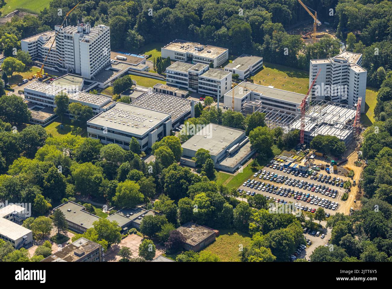 Aerial view, Bfw Berufsförderungswerk Dortmund, Hacheneyer Straße