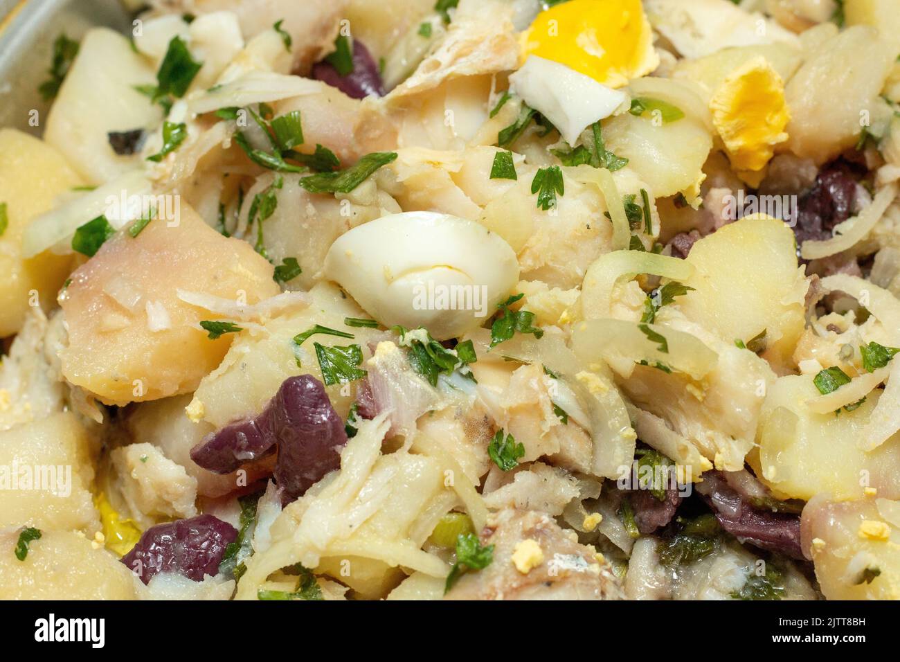 Traditional portuguese codfish stew known hi-res stock photography and ...