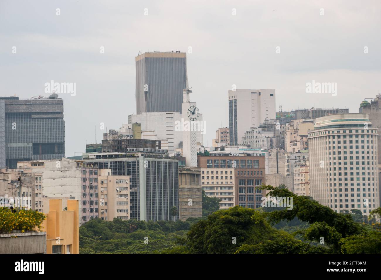 top of some buildings in downtown Rio de Janeiro Brazil Stock Photo - Alamy