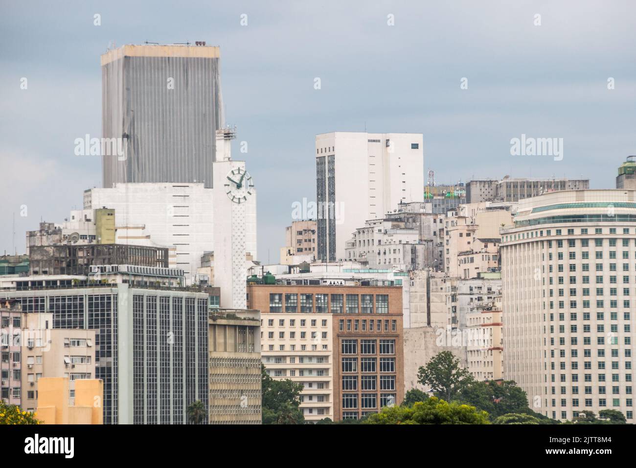 top of some buildings in downtown Rio de Janeiro Brazil Stock Photo - Alamy