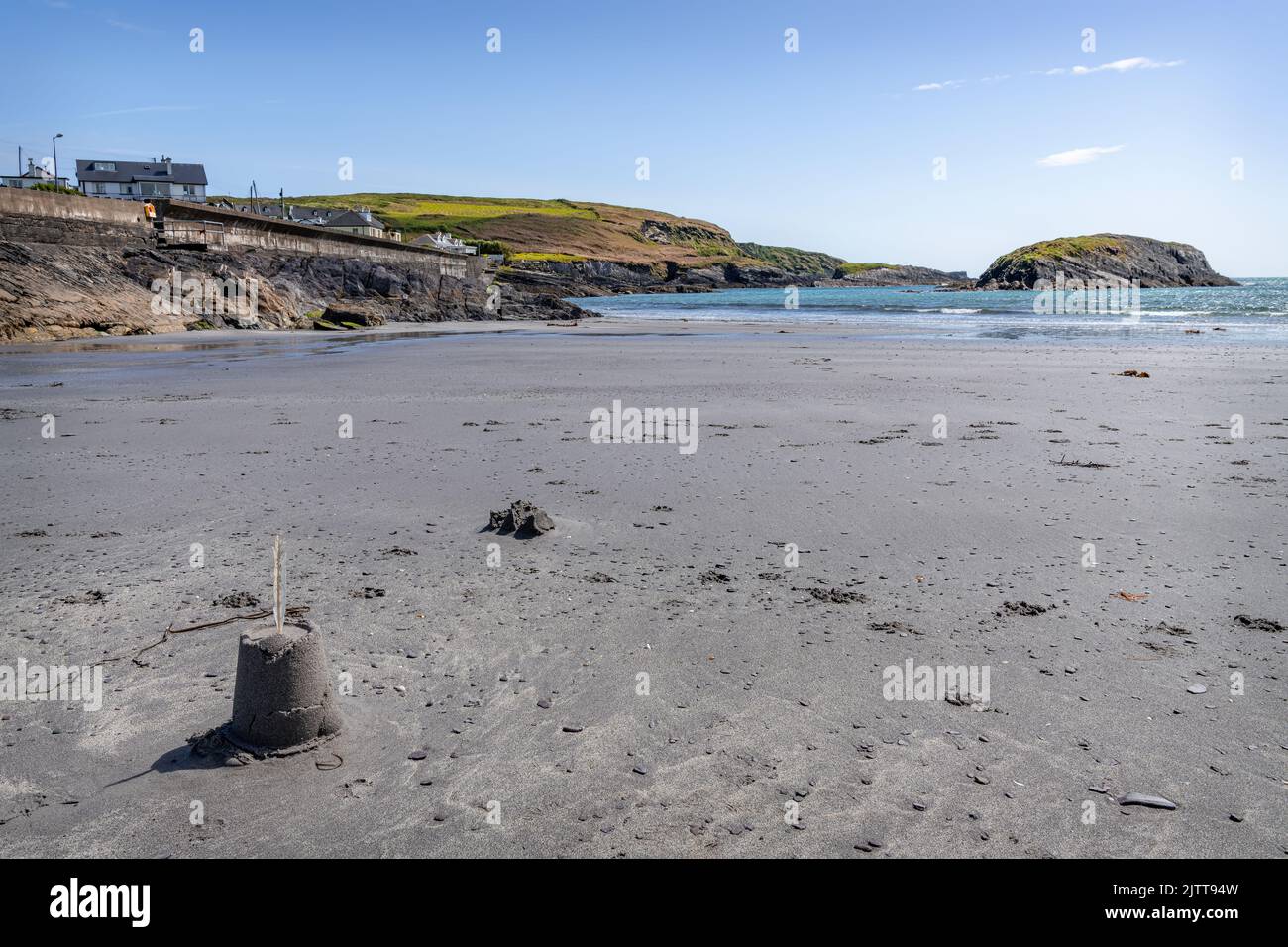 Sandcastle on Tragumna Beach in County Cork, Ireland Stock Photo Alamy