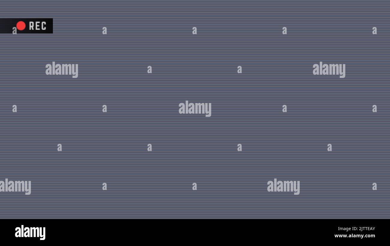 Security camera 16x9 video frame. Camcorder ui overlay. Videocamera