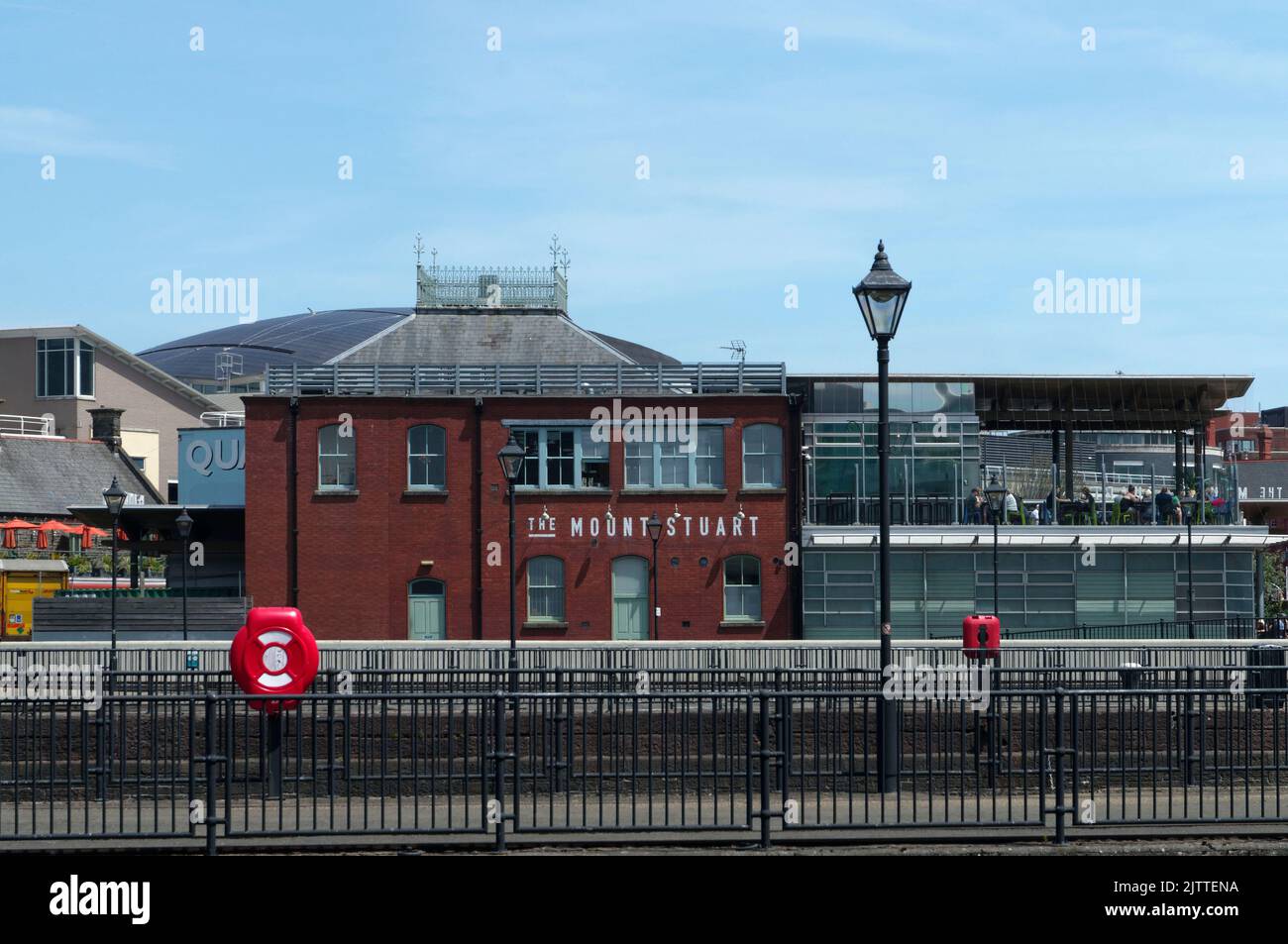 The Mount Suart Public House, Cardiff Bay September 2022 . Weatherspoon Stock Photo