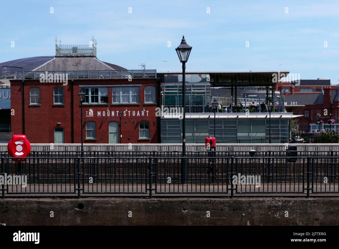 The Mount Suart Public House, Cardiff Bay September 2022 . Weatherspoon Stock Photo