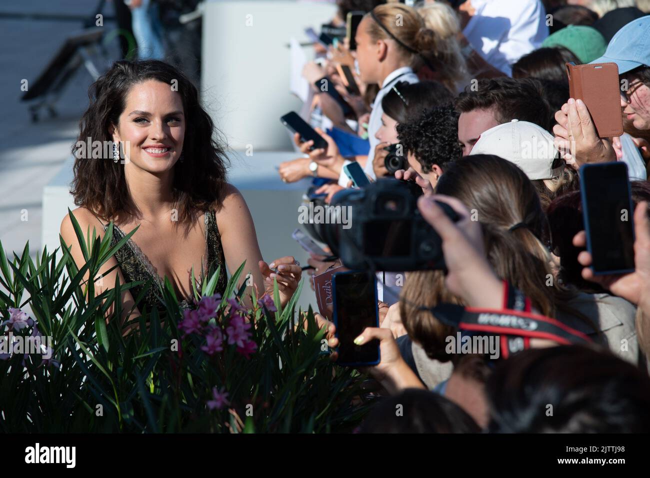 Venice, Italy. 01st Sep, 2022. Noemie Merlant attends the "Tar" red
