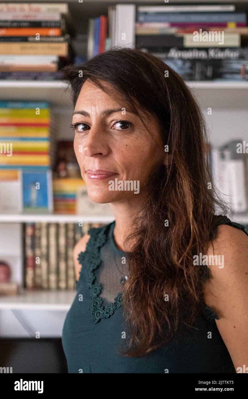 Portrait of the Spanish artist Paloma Fernandez Sobrino who created the