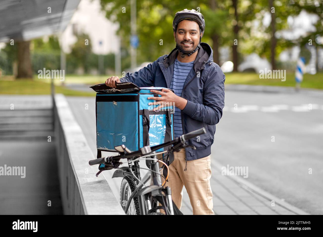 Indian bike delivery boy hires stock photography and images Alamy
