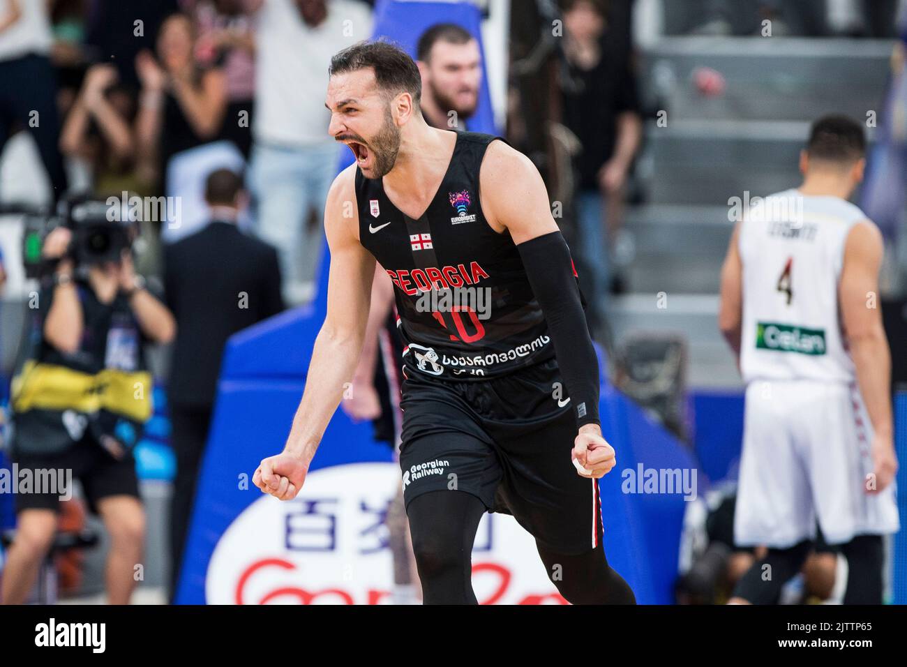 Duda Sanadze of pictured during the match between the Belgian