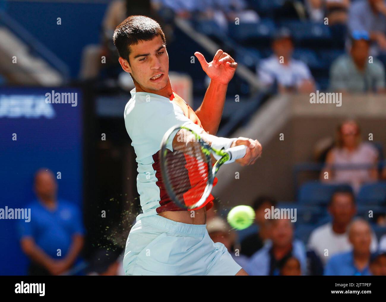 Carlos alcaraz us open hi-res stock photography and images