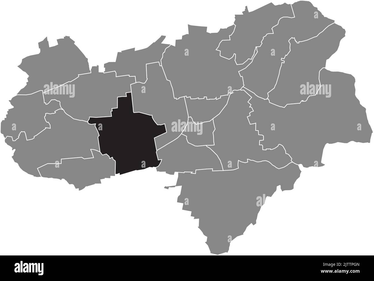 Locator map of the GRONE DISTRICT, GÖTTINGEN Stock Vector Image & Art