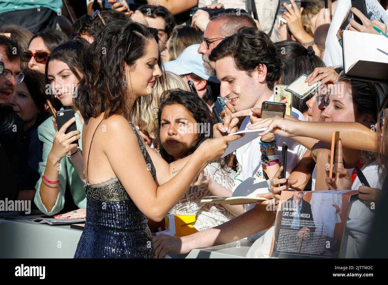 Noemie Merlant attends the premiere of 'Tar' during the 79th Venice ...