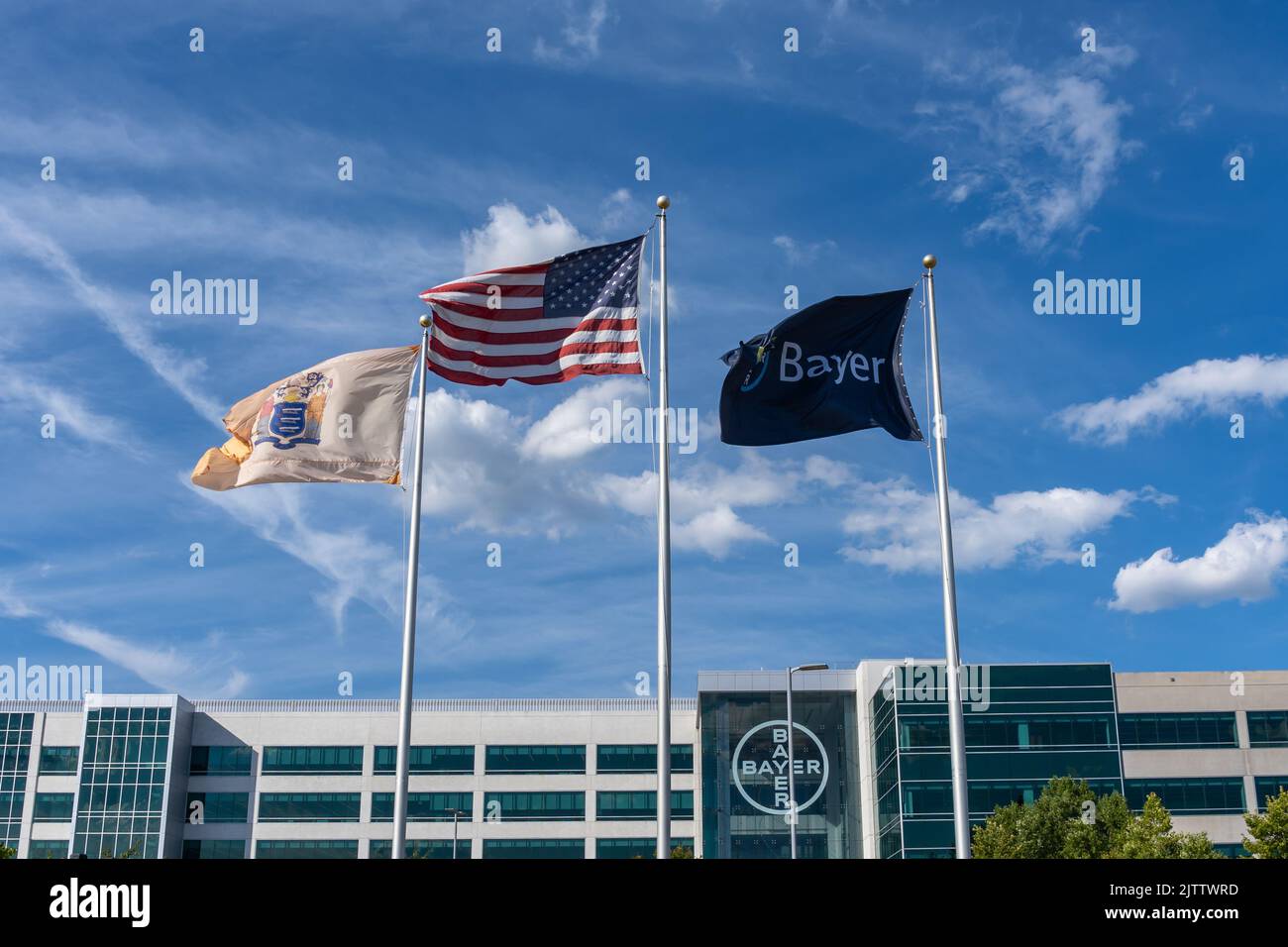 Whippany, NJ, USA - August 16, 2022: Bayer HealthCare U.S. headquarters ...