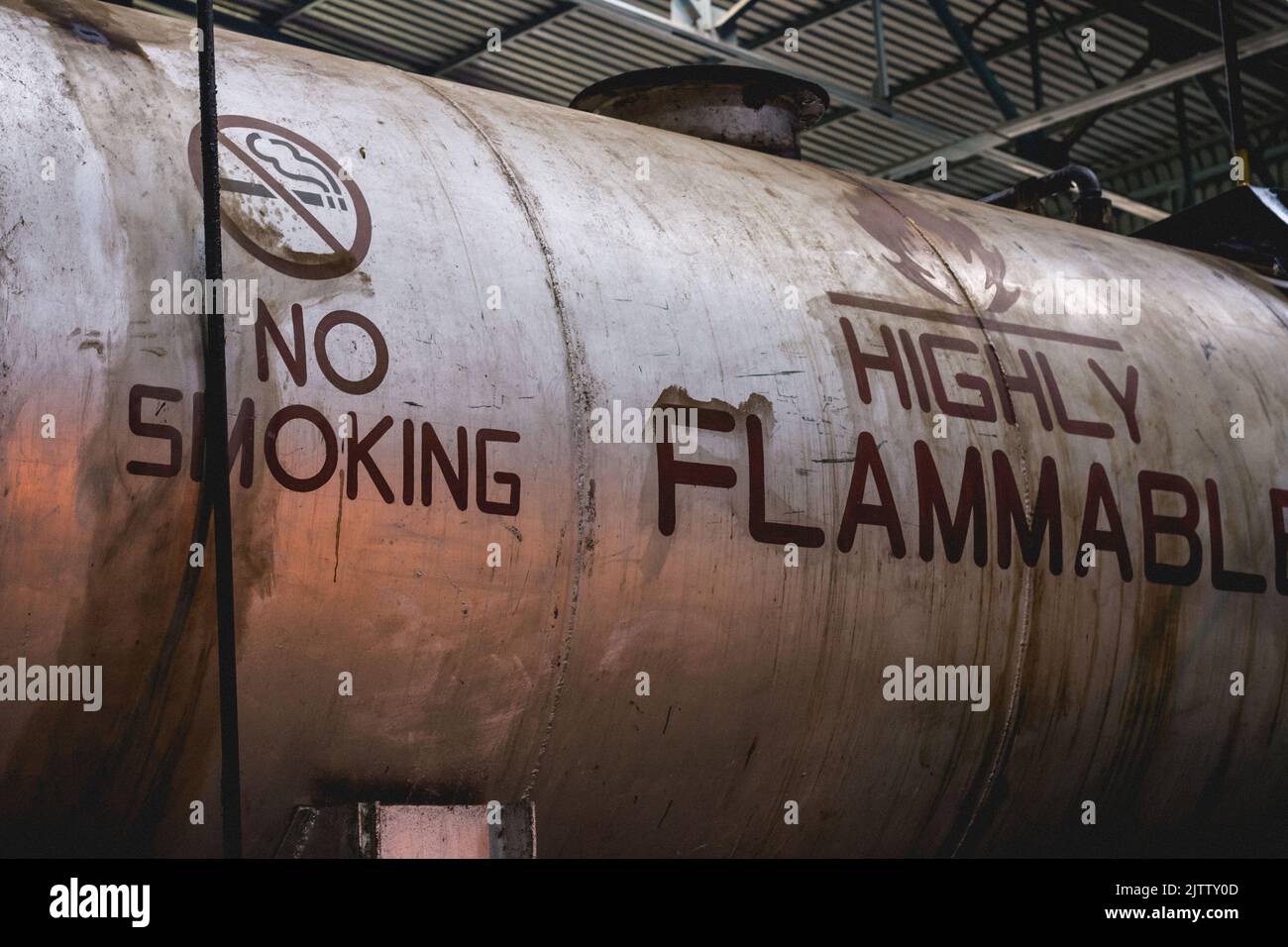 Highly flammable liquid sign hi-res stock photography and images - Alamy