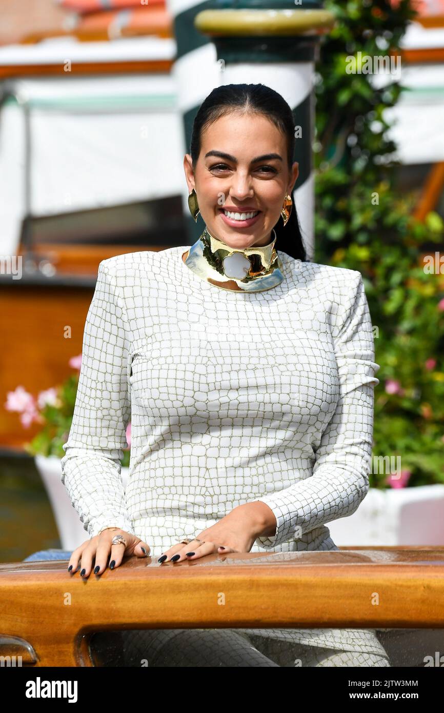 Georgina Rodriguez 79th Venice Film Festival People at Lido Venice