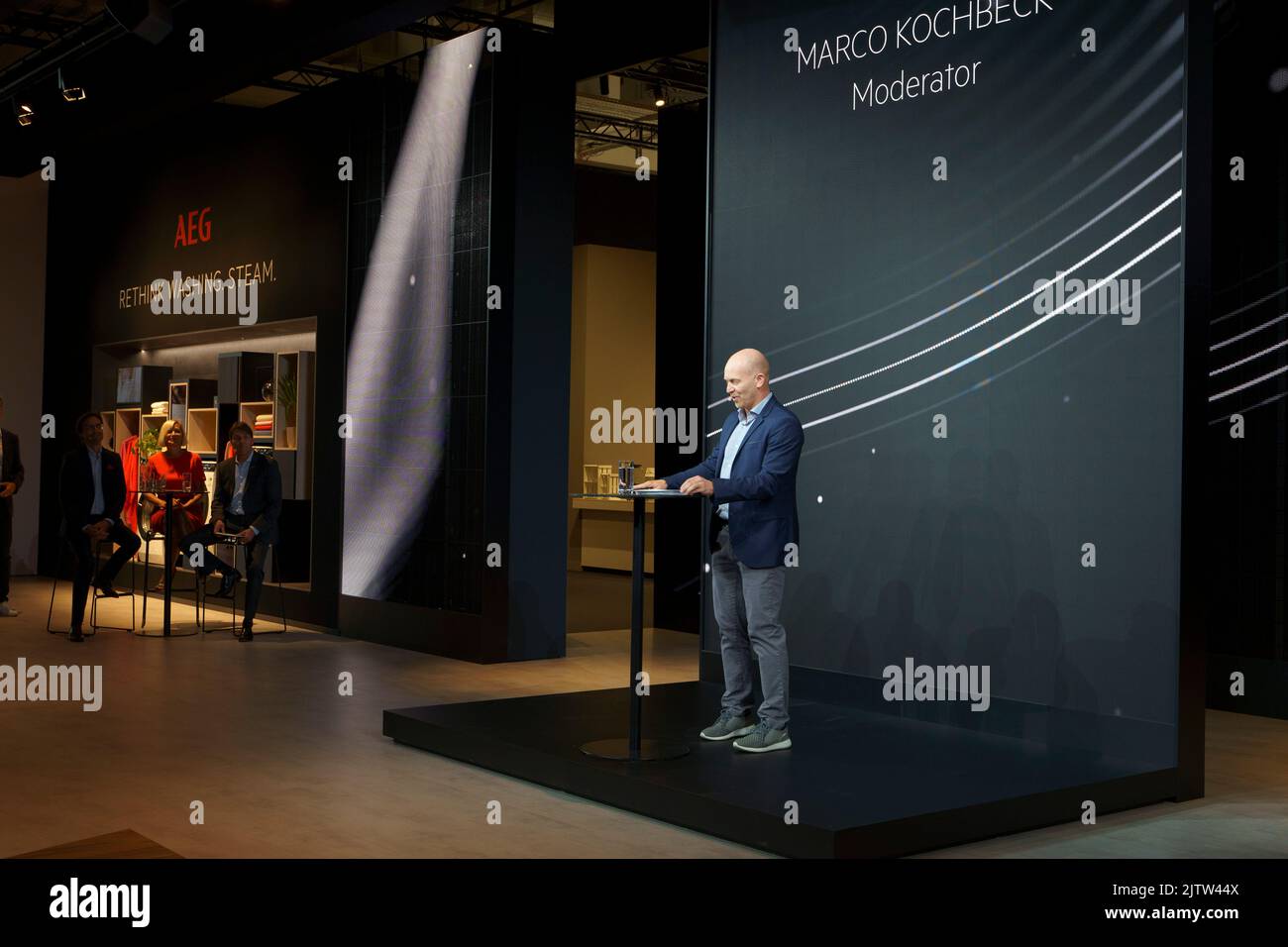 AEG, Electrolux Press conference during IFA 2022 Berlin Stock Photo Alamy