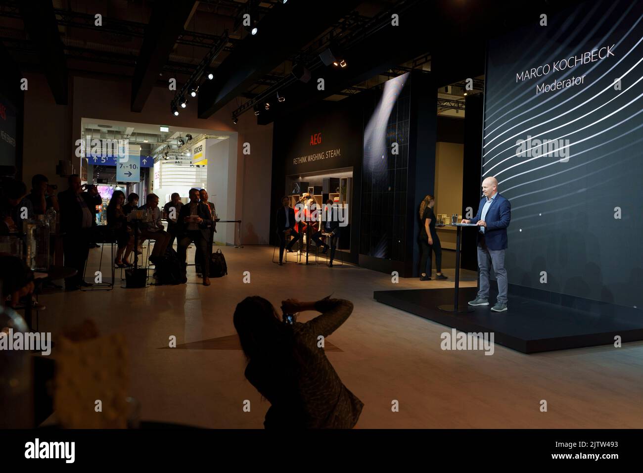 AEG, Electrolux Press conference during IFA 2022 Berlin Stock Photo Alamy