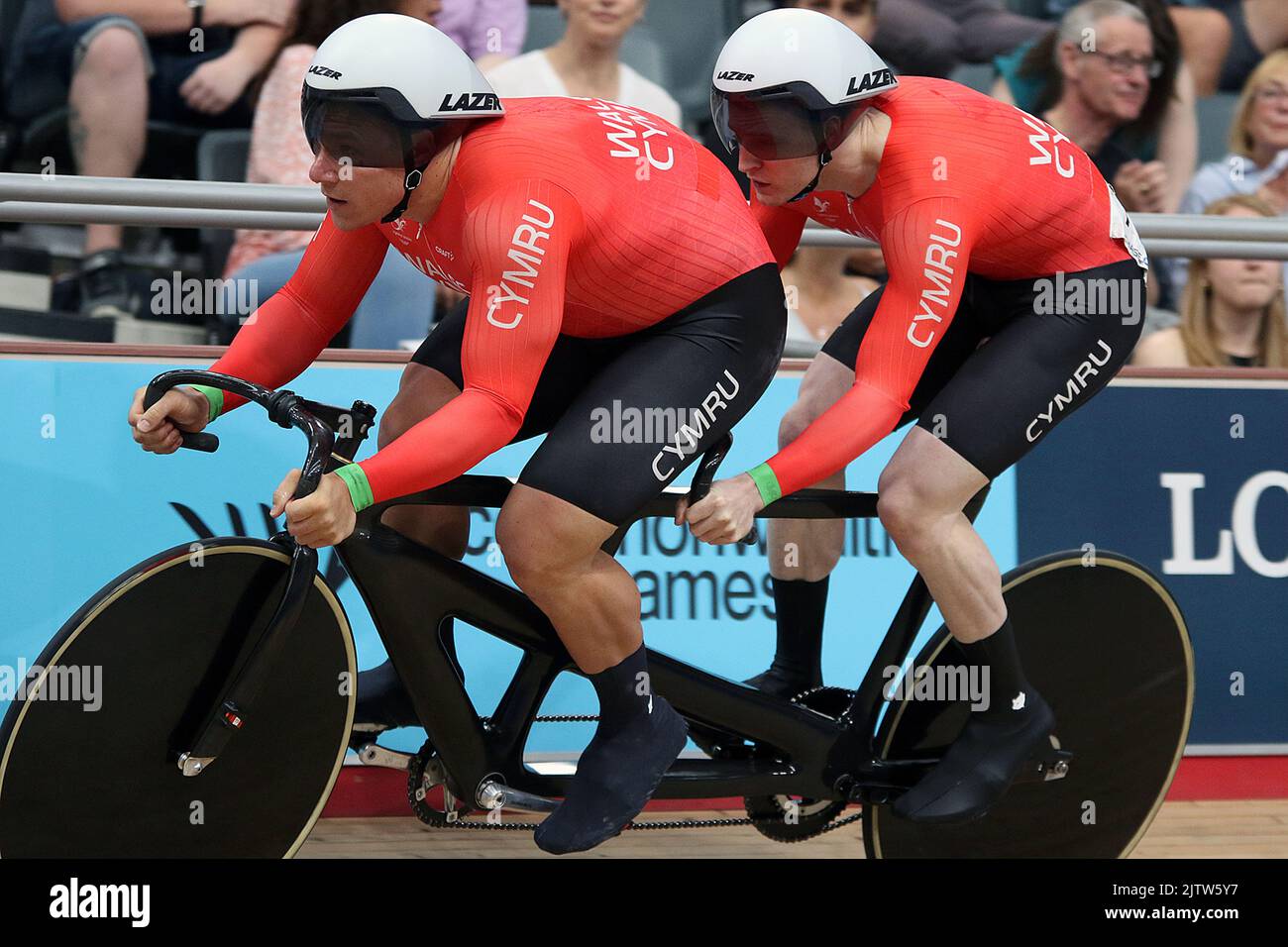 James BALL of Wales along with his pilot Matt Rotherham in the Men's