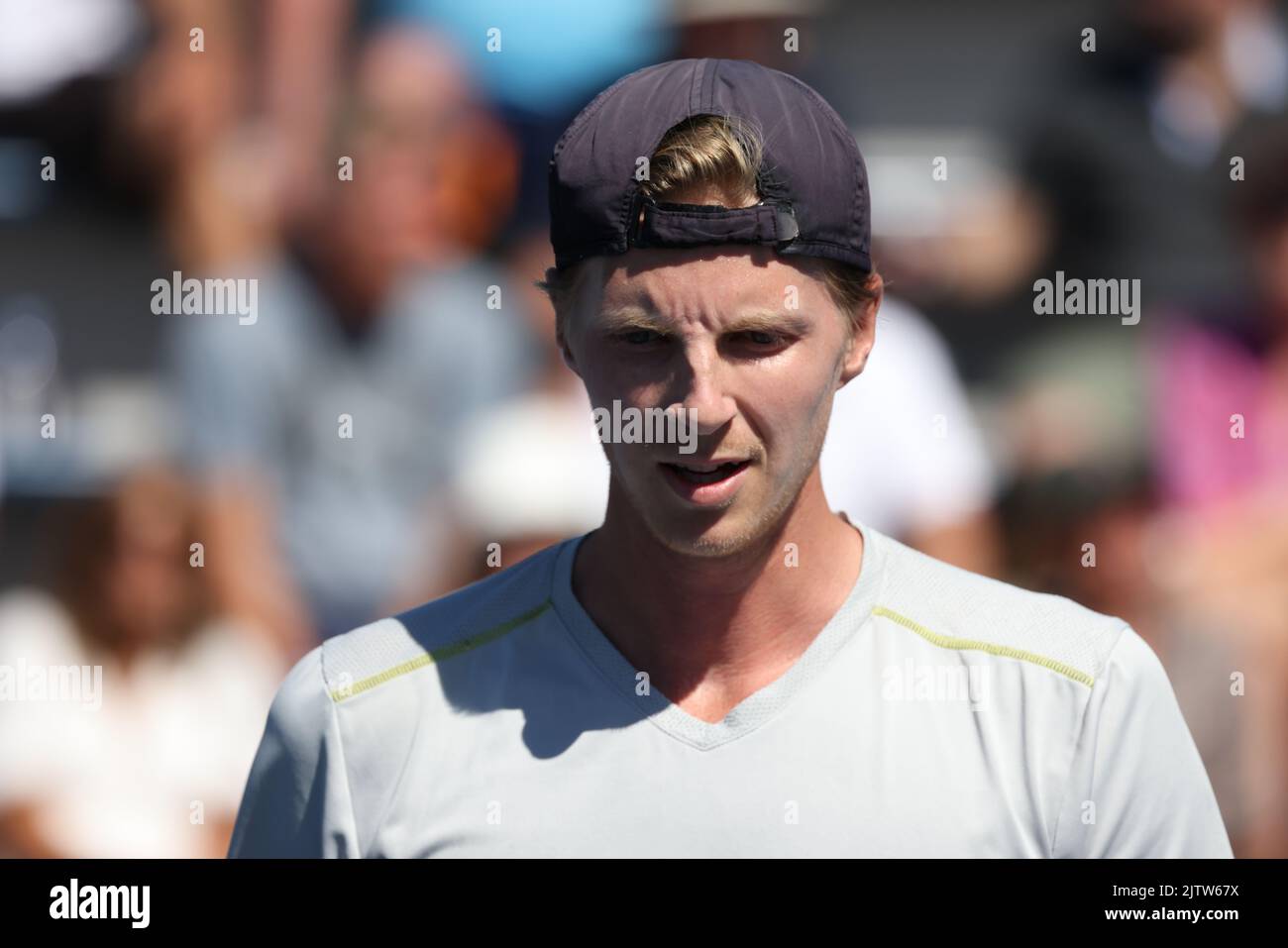 NEW YORK, NY - September 1: Gijs Brouwer of the Netherlands during his match against Lorenzo Musetti of Italy at USTA Billie Jean King National Tennis Center on September 1, 2022 in New York City. (Photo by Adam Stoltman/BSR Agency) Credit: BSR Agency/Alamy Live News Stock Photo