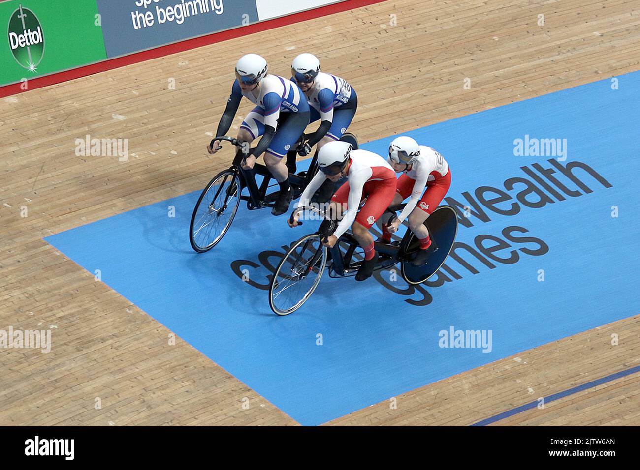 Aileen McGLYNN of Scotland along with her pilot Ellie Stone races