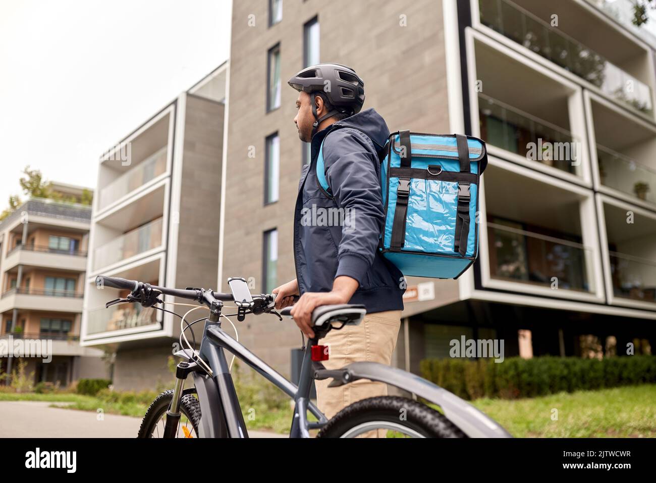 Indian bike delivery boy hires stock photography and images Alamy