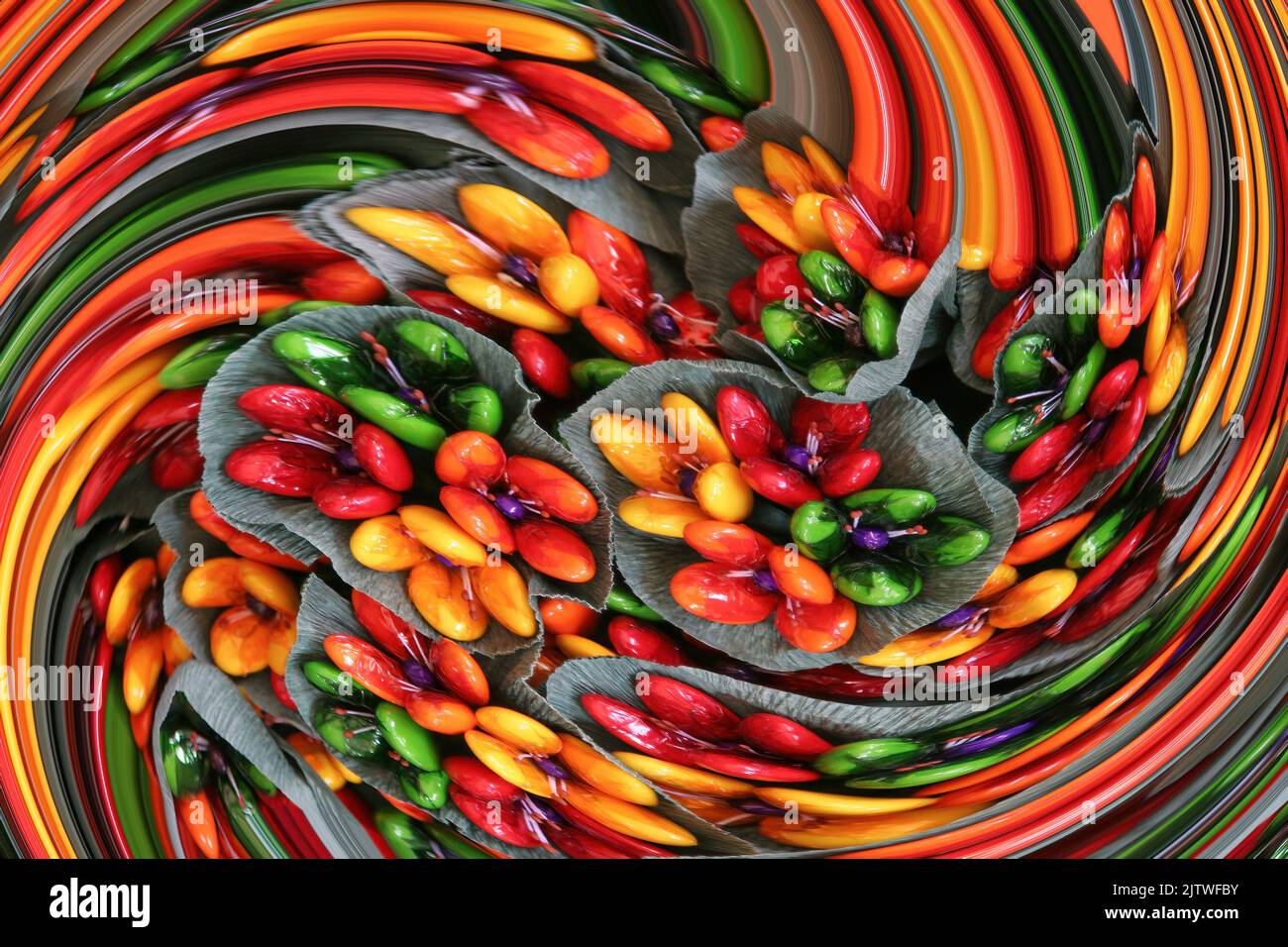 Abstracted flowers hi-res stock photography and images - Alamy