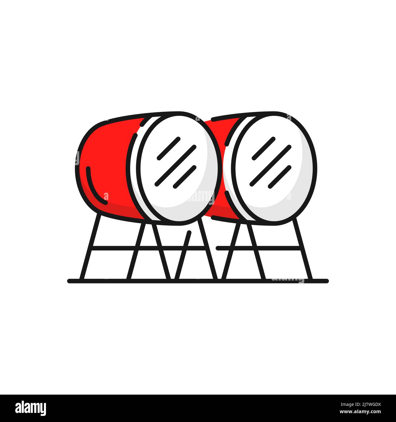 Taiko drum drums Stock Vector Images - Alamy