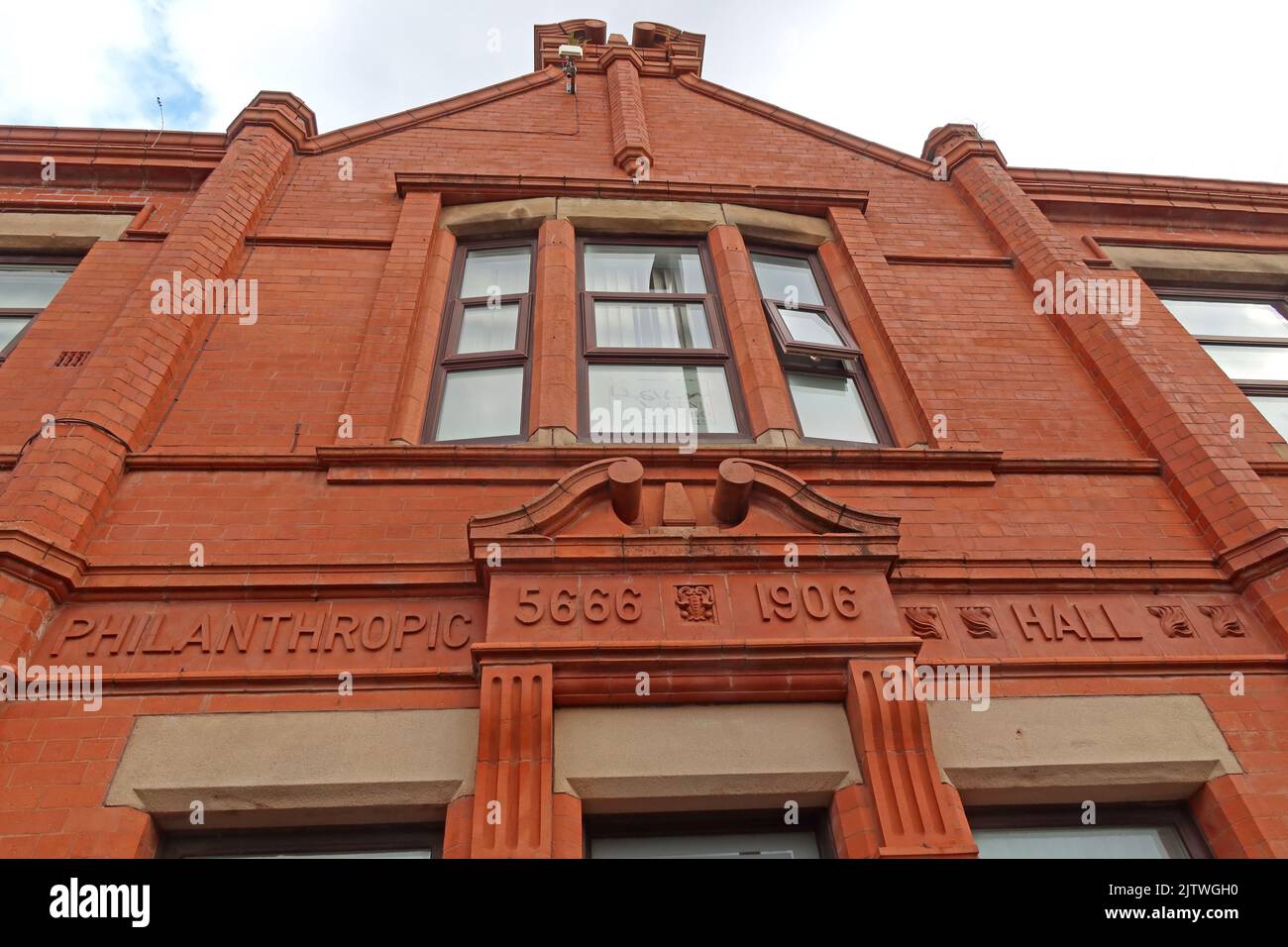 Edwardian Jewish Soup Kitchen - philanthropic 5666 1906 hall , Empire St Manchester, England, UK, M3 1JB Stock Photo