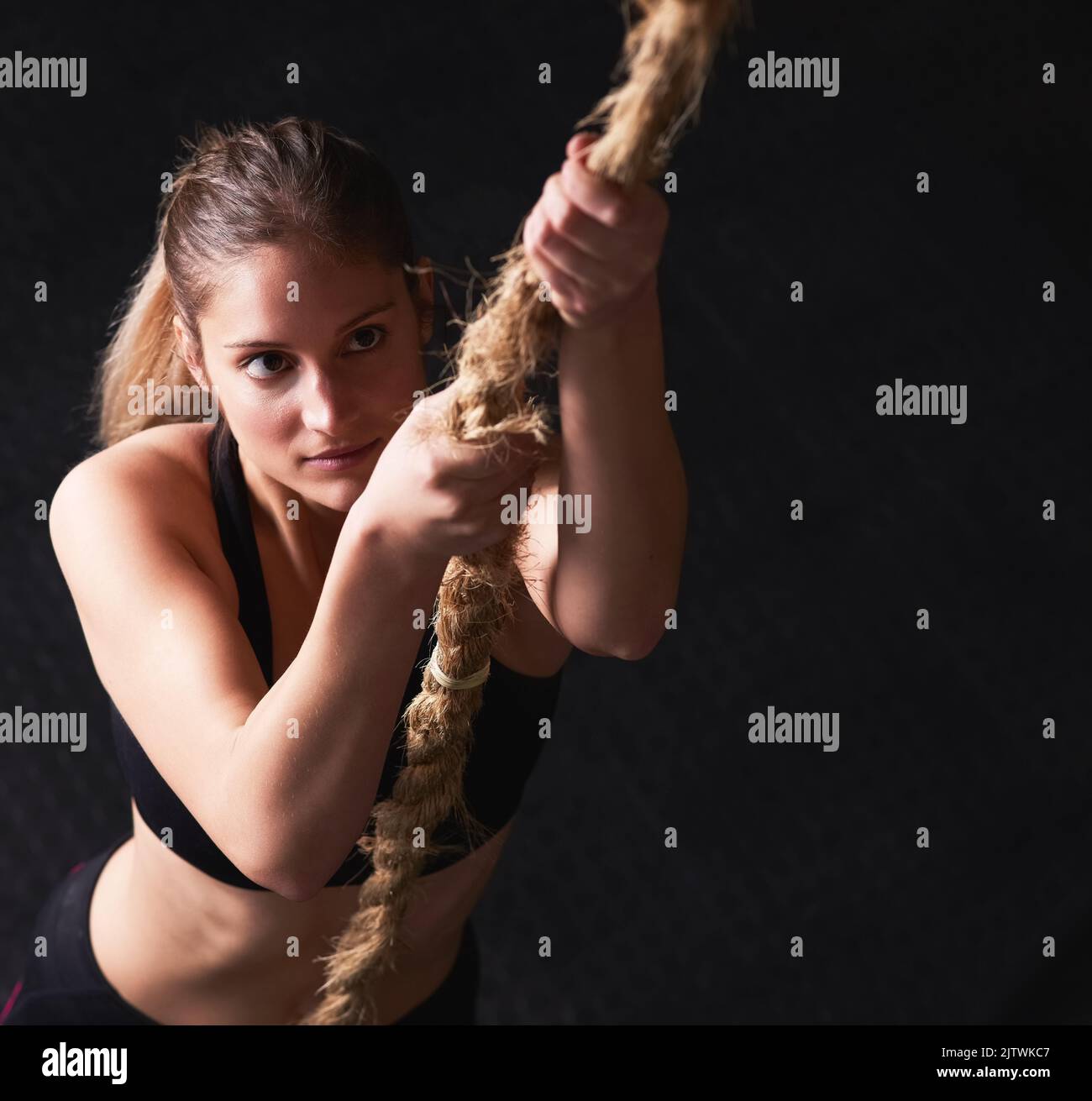 Rope climbing is a core component of building functional strength. a