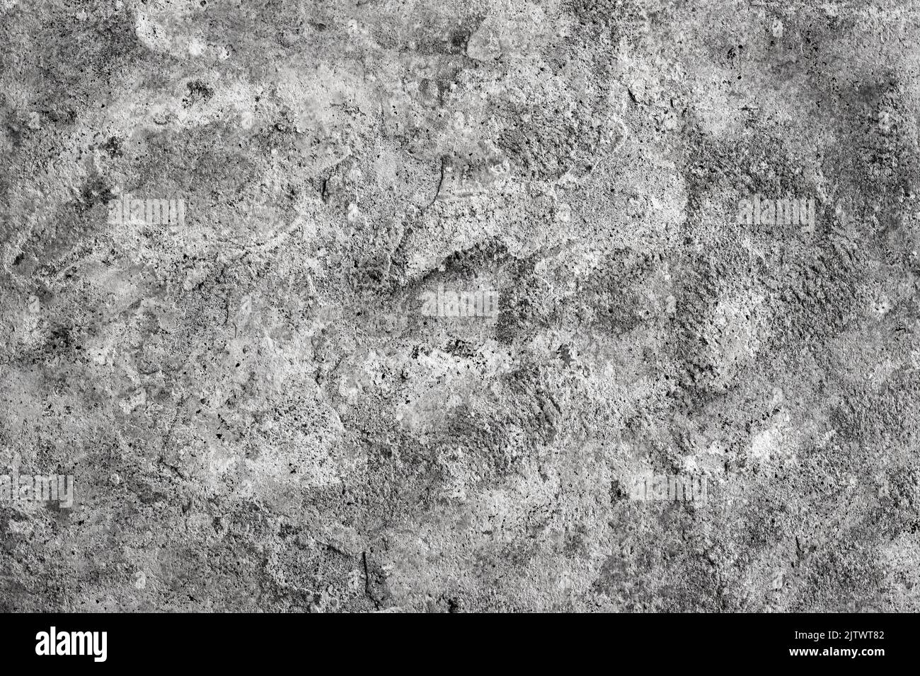 Damaged old concrete wall surface with rugged texture for background ...