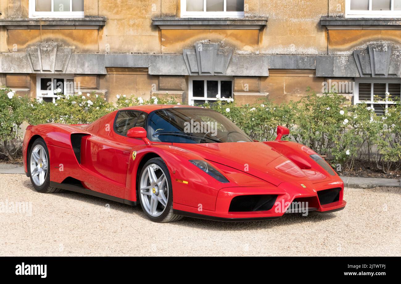 2004 Ferrari Enzo at Salon Prive  Concours at Blenheim Palace Oxfordshire UK Stock Photo