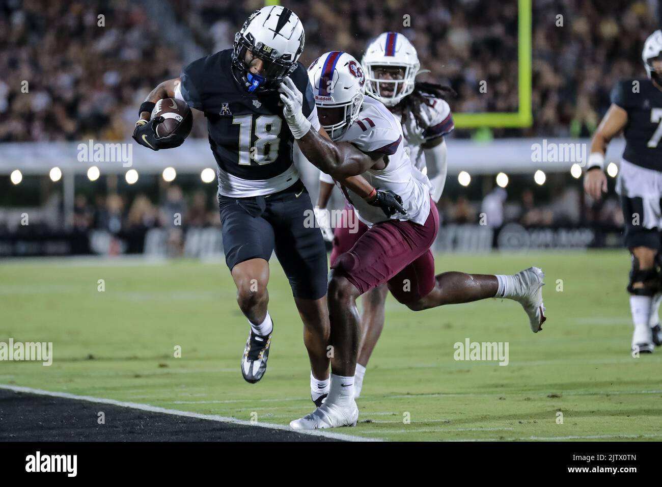 September 1, 2022 UCF Knights wide receiver JAYLON GRIFFIN (18) gets