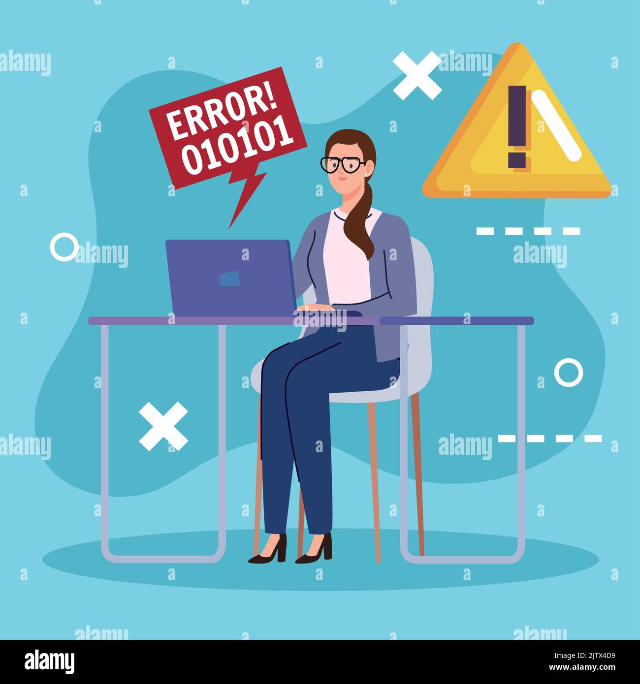 Error 010101 Stock Vector Images - Alamy