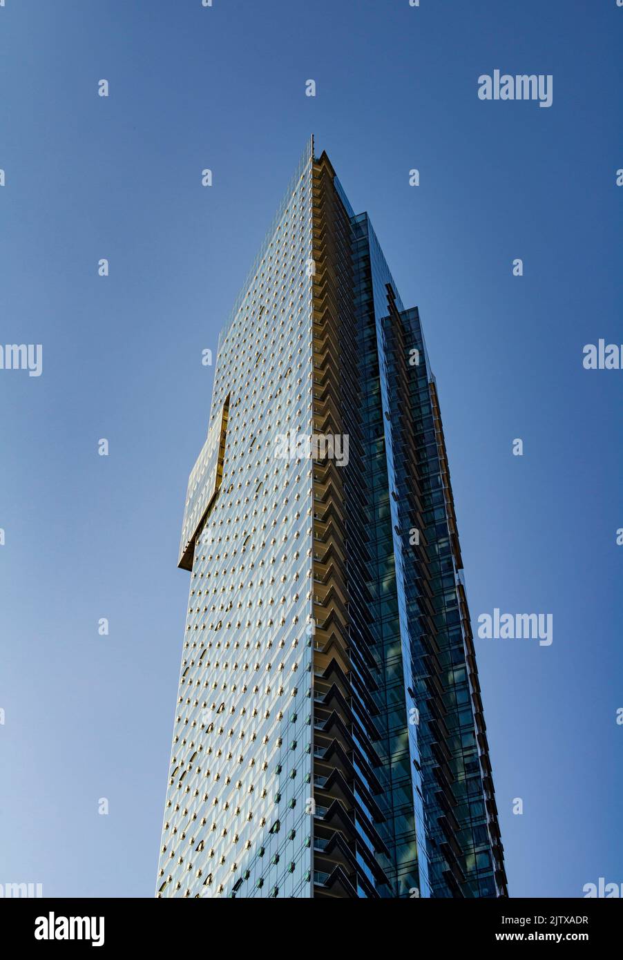 The Living Shangri-la tower in Vancouver, BC, Canada, the tallest building in the city. Stock Photo