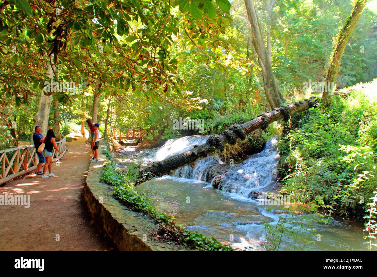 Baño de Diana waterfall, Monasterio de Piedra Natural Park, Zaragoza