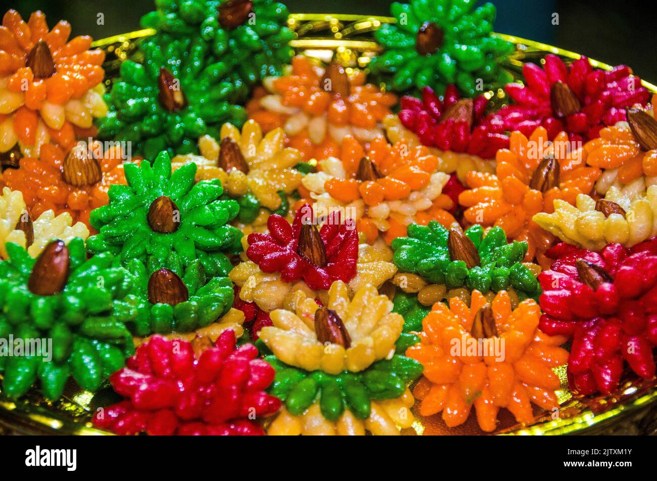 The hina also henna ceremony proceeds the wedding day in this