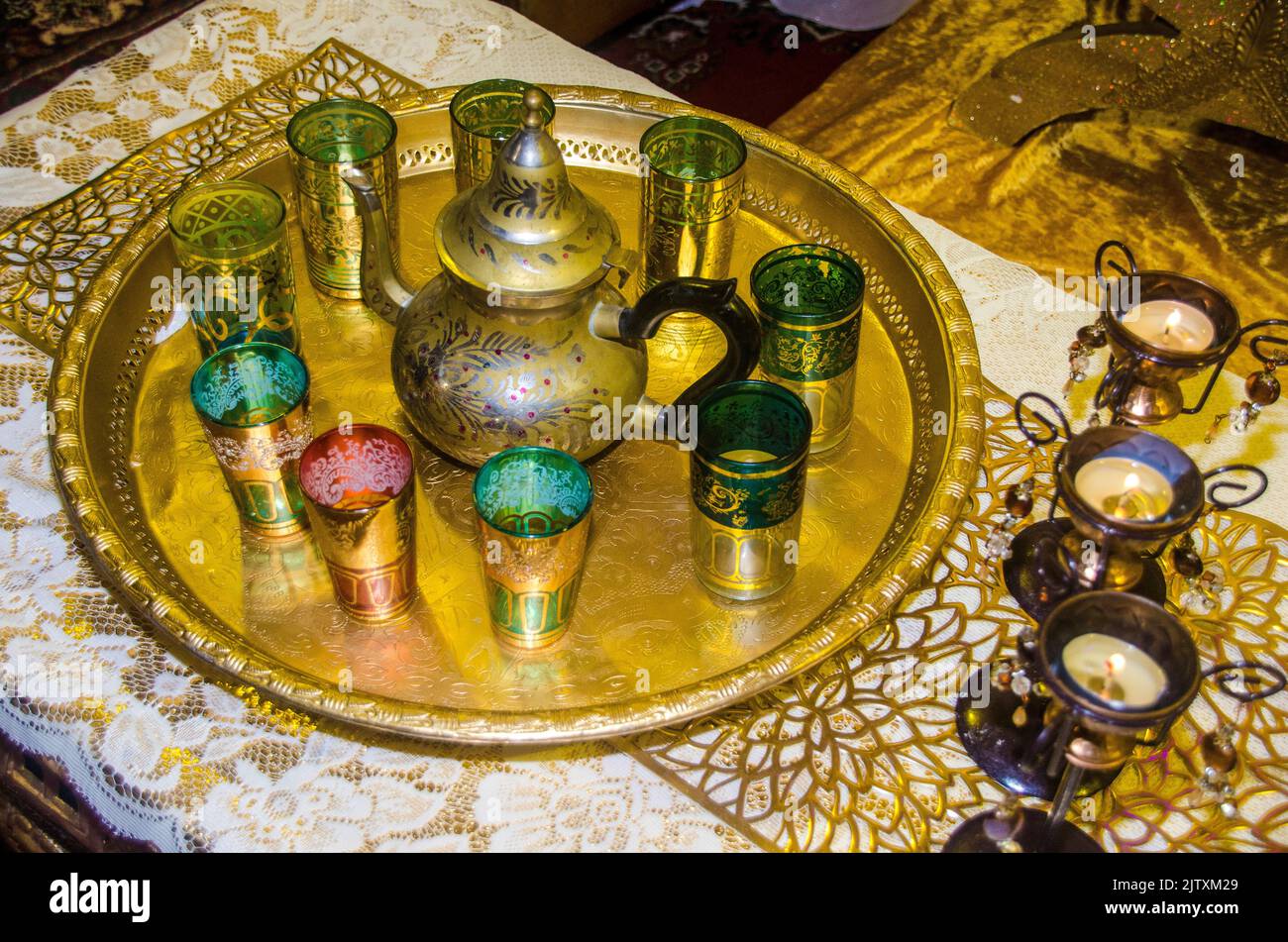The hina also henna ceremony proceeds the wedding day in this