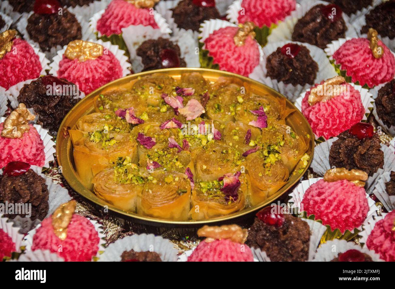 The hina also henna ceremony proceeds the wedding day in this