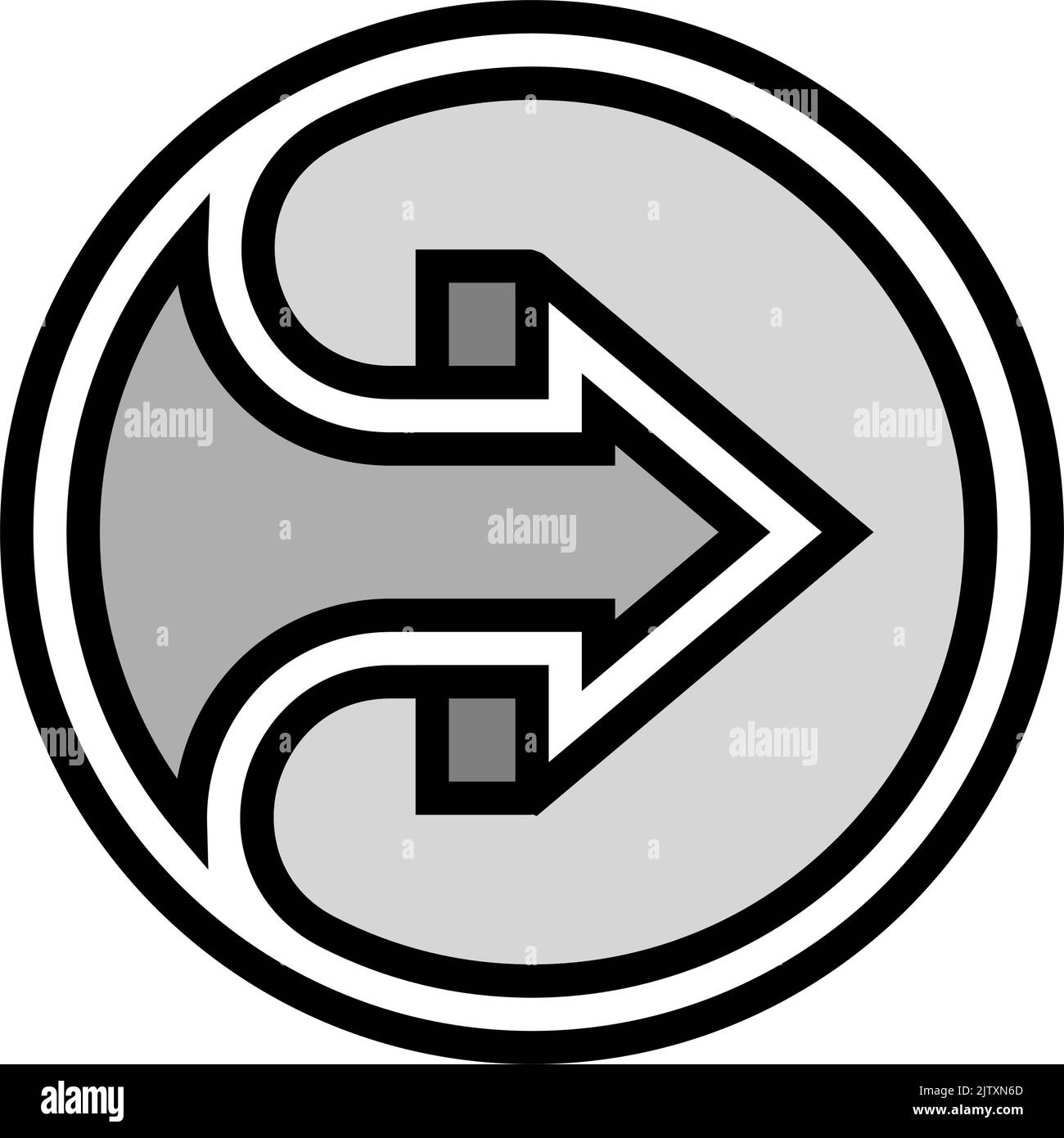 web arrow color icon vector illustration Stock Vector Image & Art - Alamy