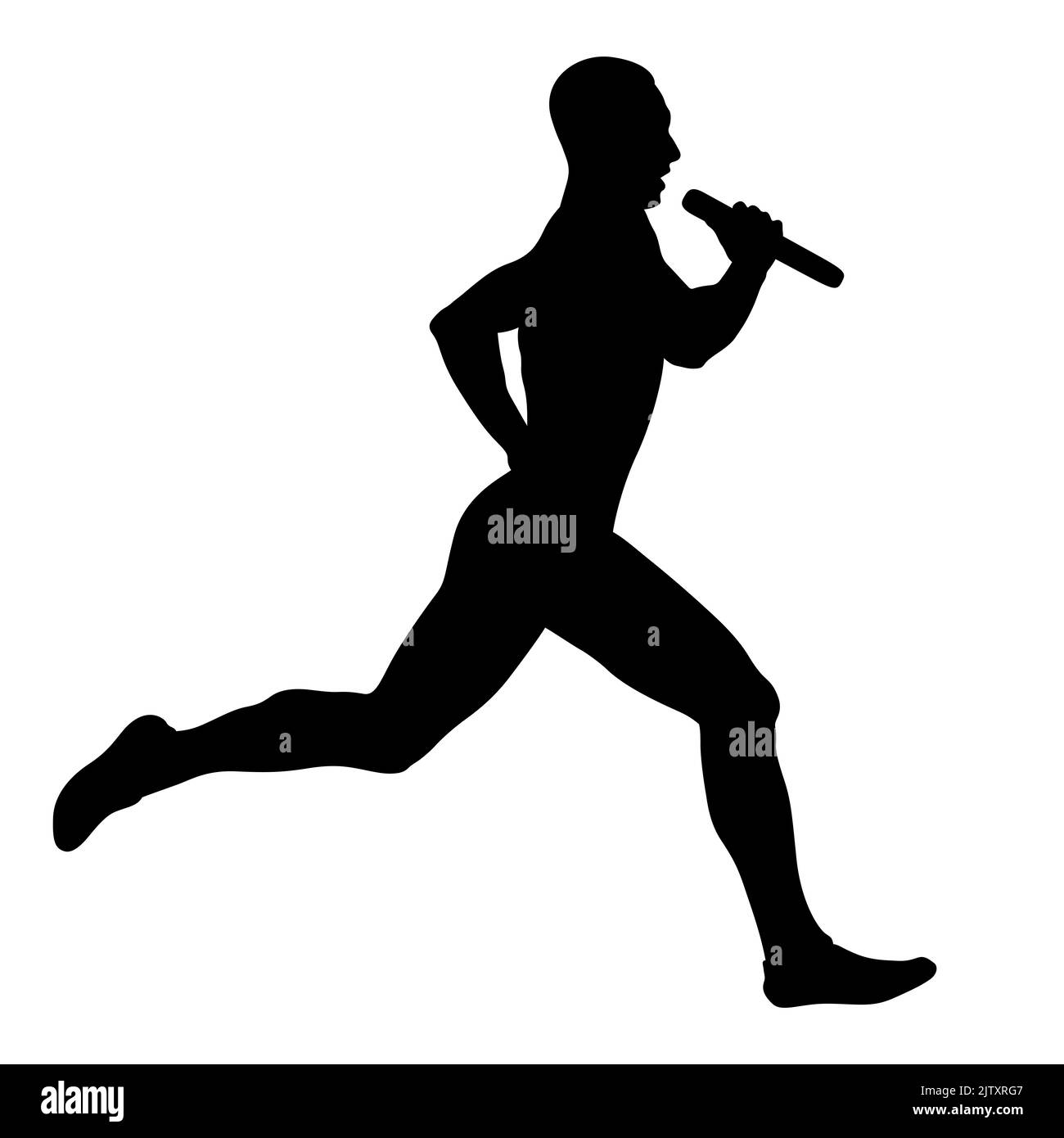 Relay race passing baton track Cut Out Stock Images & Pictures Alamy