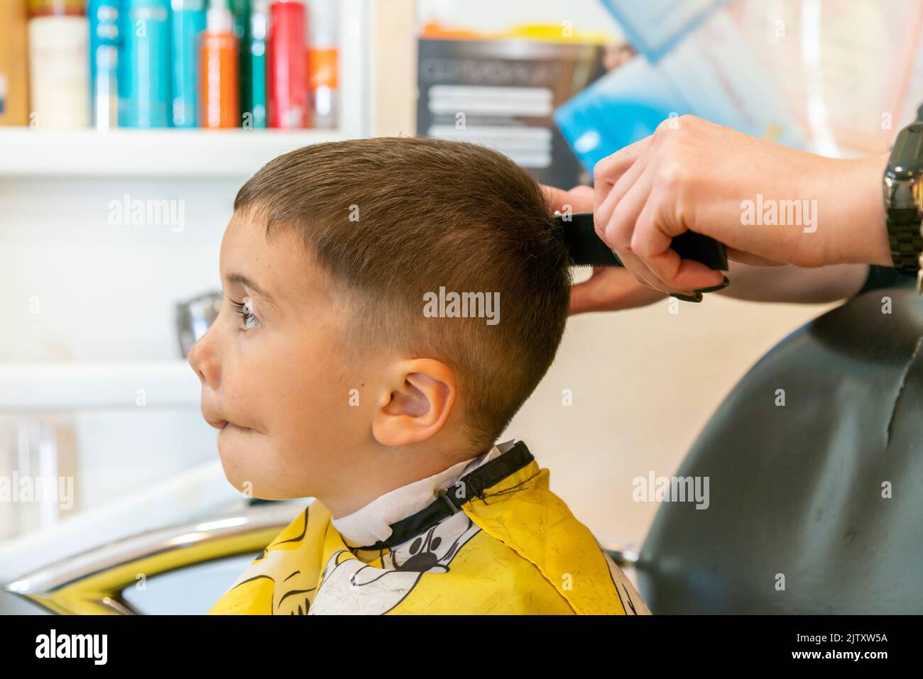 Child cutting hair scissors hi-res stock photography and images - Page 10 - Alamy Child cutting hair scissors hi-res stock photography and images - Page 10 - Alamy