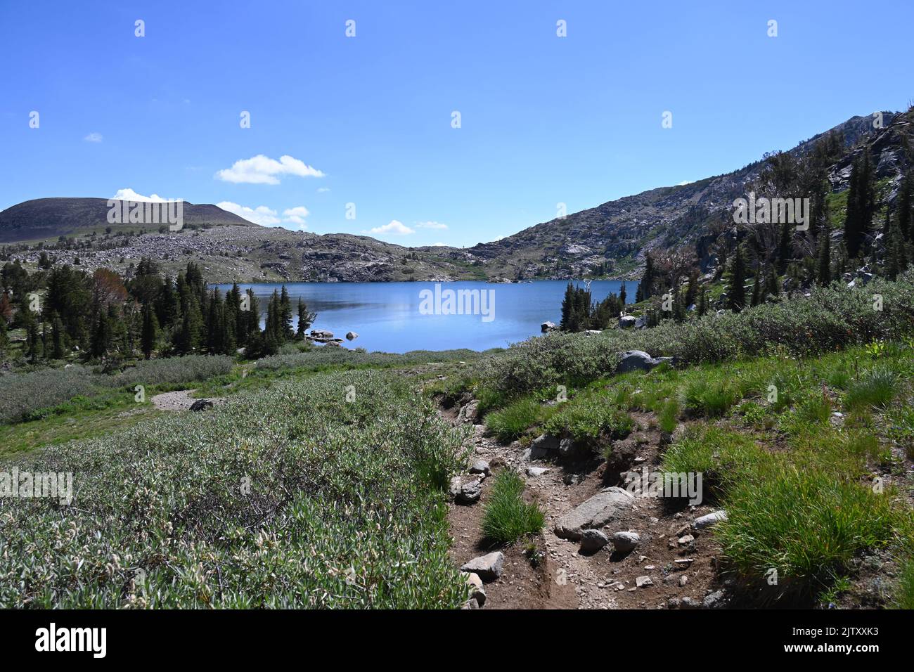 Winnetka Ravines The Winnemucca lake captured from a hiking trail surrounded by ...