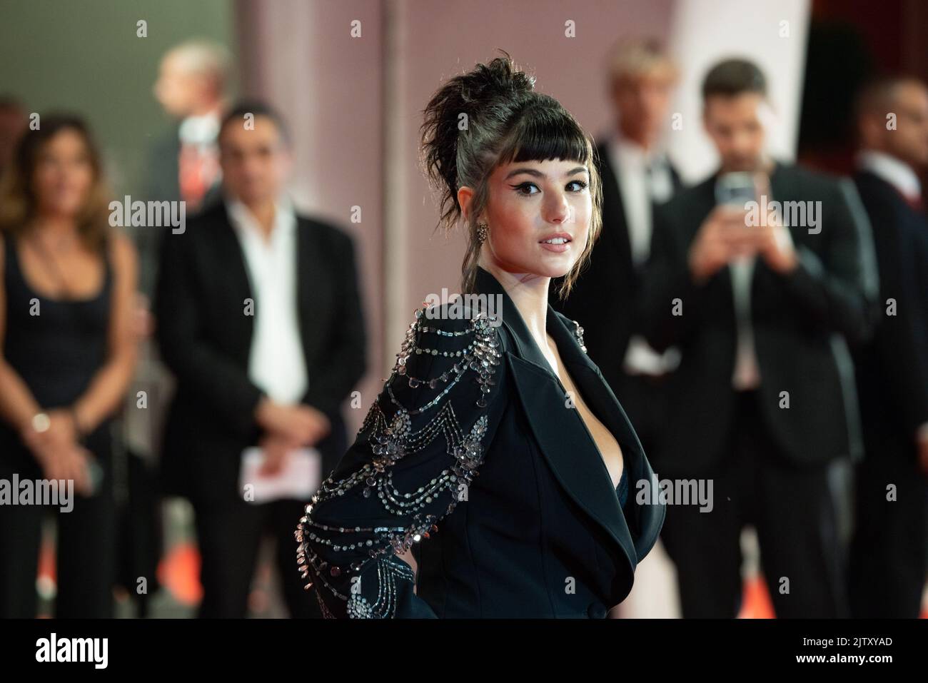 Giorgia Soleri attends the "Bardo" red carpet at the 79th Venice