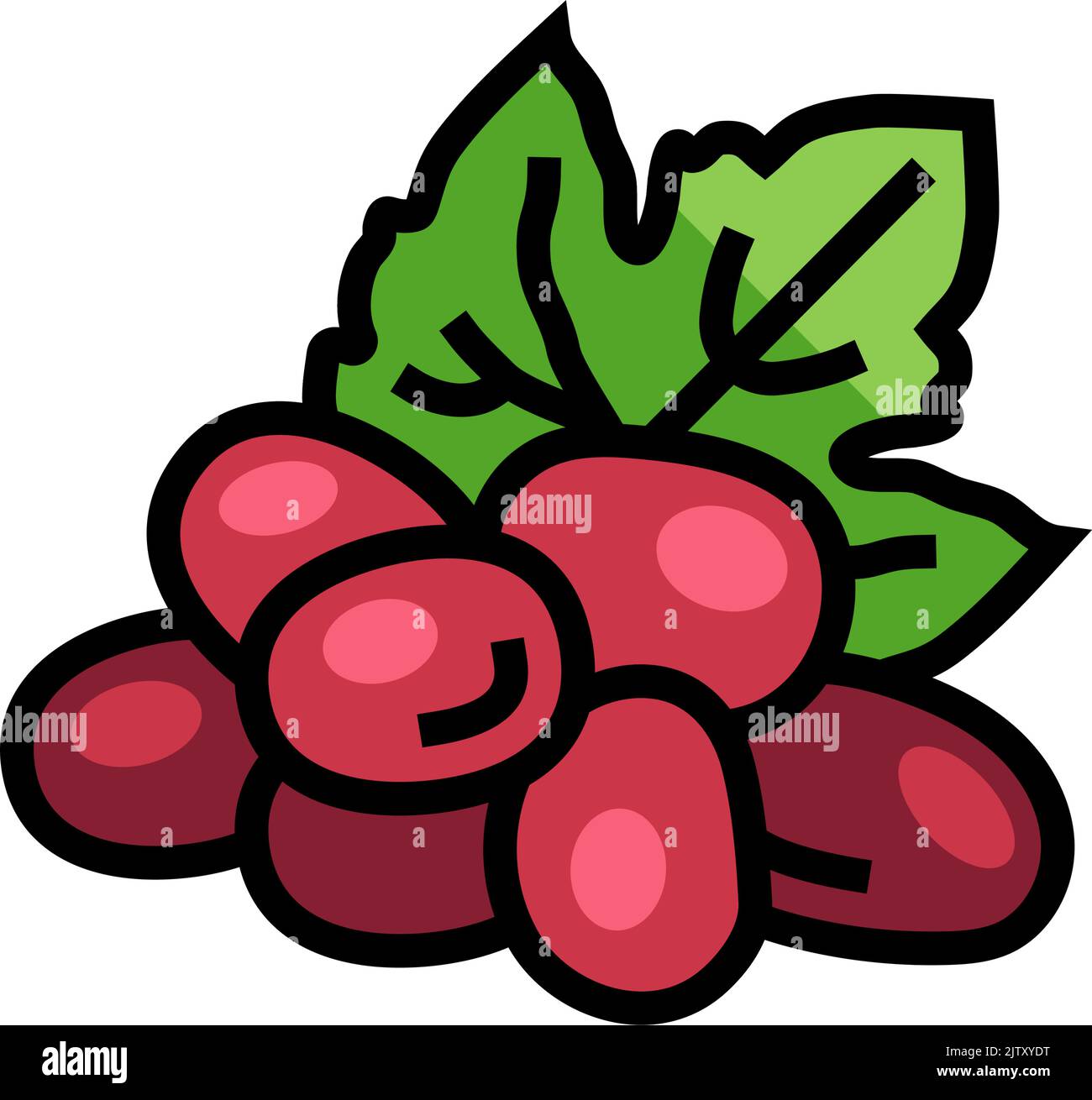red grape wine color icon vector illustration Stock Vector Image & Art ...