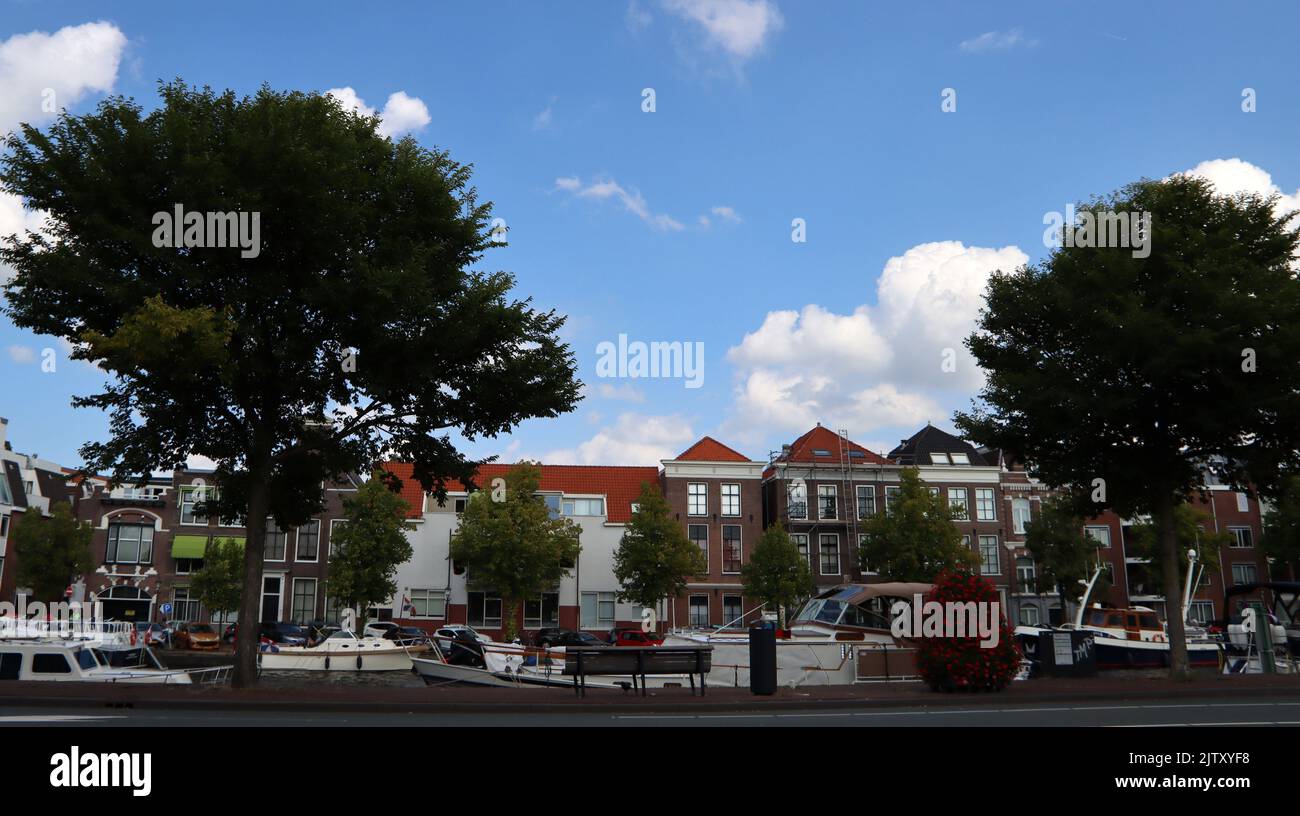 Beautiful Dutch city view. Haarlem, the Netherlands. Summer in Europe ...