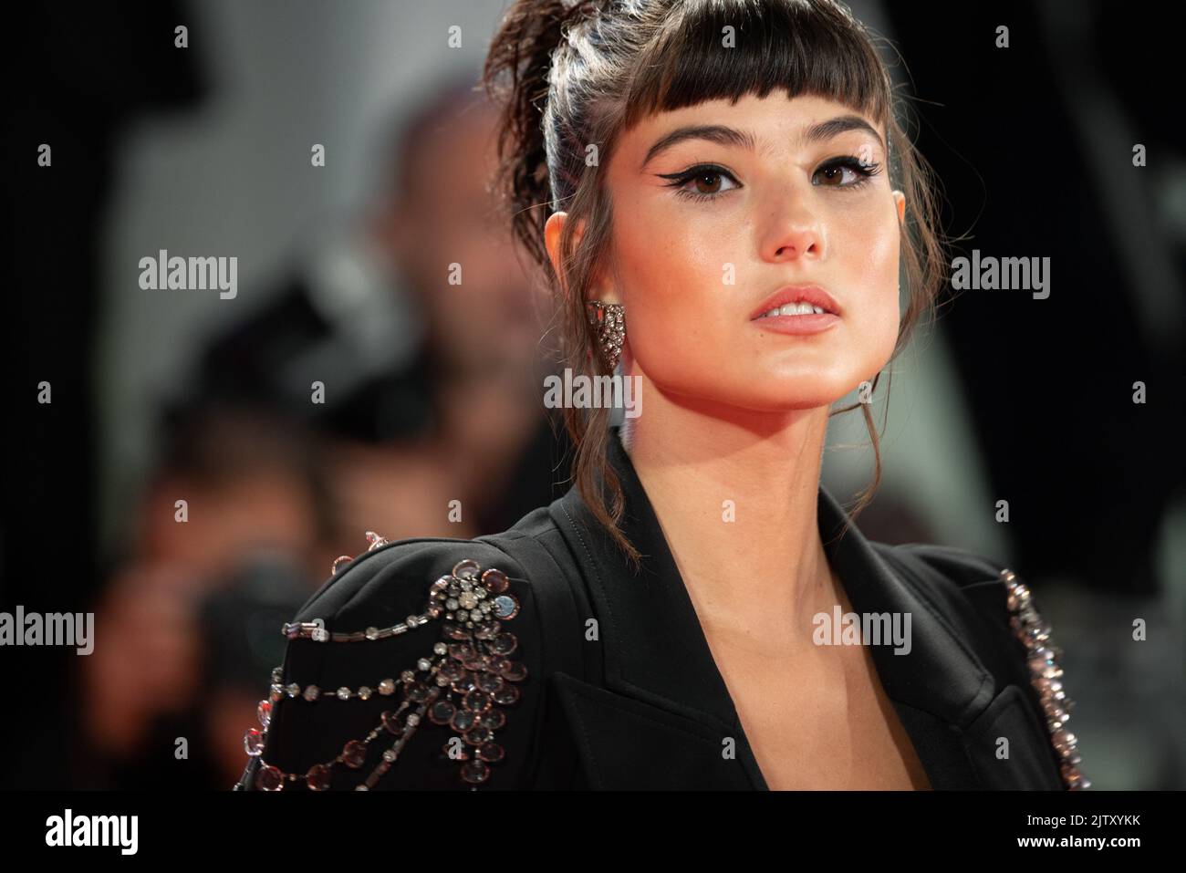 Giorgia Soleri attends the "Bardo" red carpet at the 79th Venice